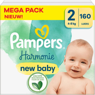 Pampers Pampers - Harmonie - Maat 2 - Mega Pack - 160 stuks - 4/8 KG