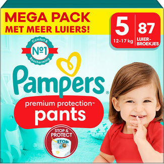 Pampers Pampers - Premium Protection Pants - Maat 5 - Mega Pack - 87 stuks - 12/17 KG