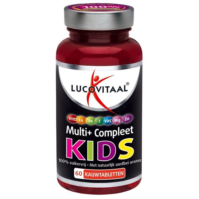 Lucovitaal Lucovitaal - Multi+ kids - Kauwtabletten - 5+ jaar - 60 stuks