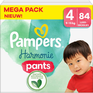 Pampers Pampers - Harmonie Pants - Maat 4 - Mega Pack - 84 stuks - 9/15 KG