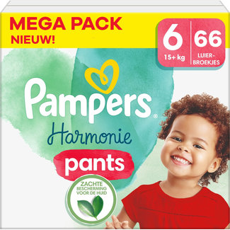 Pampers Pampers - Harmonie Pants - Maat 6 - Mega Pack - 66 stuks - 15+ KG