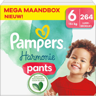 Pampers Pampers - Harmonie Pants - Maat 6 - Mega Maandbox - 264 stuks - 15+ KG