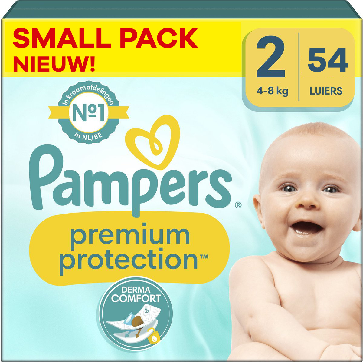 Beschikbaar twee Editor Pampers - Premium Protection - Maat 2 - Small Pack - 54 stuks - 4/8 KG -  Babydrogist.nl
