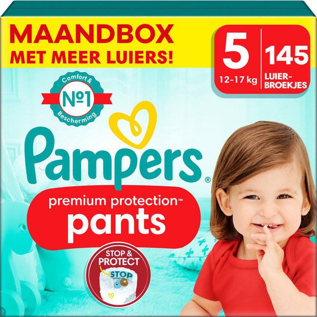 Pampers Pampers - Premium Protection Pants - Maat 5 - Maandbox - 145 stuks - 12/17 KG