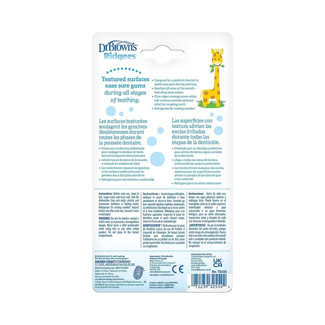 Dr. Brown's - Bijtfiguur - Giraf - Masserend Bijtring