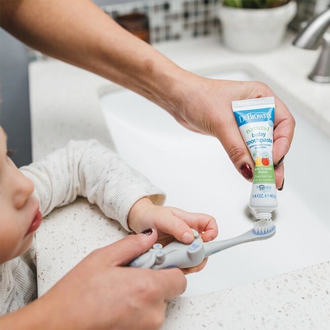 Dr. Brown's - Tandenborstel Otter - Grijs