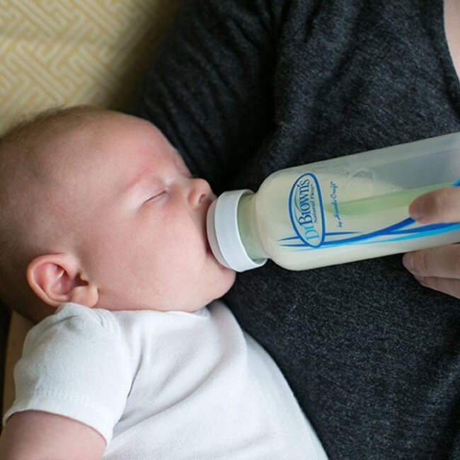 Dr. Brown's - Options+ Anti-Koliek Sampler - Smalle Hals Glazen Babyflessen Set