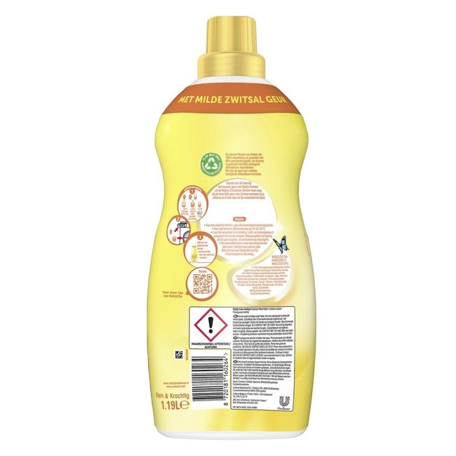 Zwitsal - Robijn Kleur Vloeibaar Wasmiddel - Beschermt Kleur - 6 x 1190ml - Voordeelverpakking