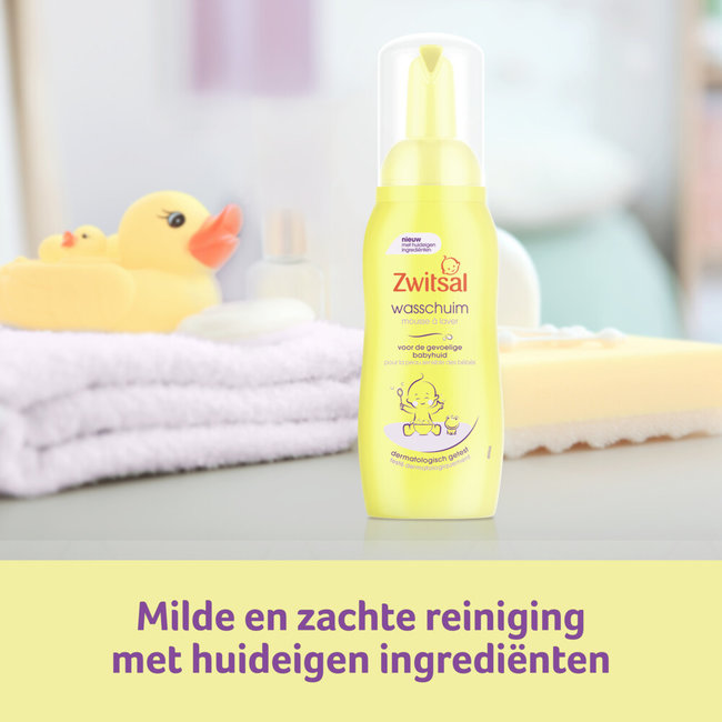 Zwitsal - Baby Wasschuim - Huidvriendelijk - 6 x 200ml - Voordeelverpakking