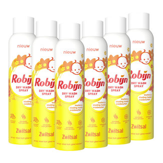 Zwitsal Zwitsal - Robijn Dry Wash Spray - Kleding Opfrisser - 6 x 200ml - Voordeelverpakking