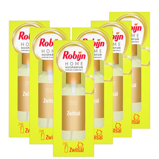 Zwitsal Zwitsal - Robijn Huisparfum - Langdurige Geur - 6 x 250ml - Voordeelverpakking