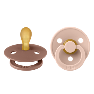 Bibs BIBS - Colour Fopspeen - Symmetrisch - Maat 1 - Woodchuck/Blush - Duopack