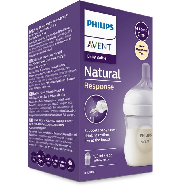 Philips Avent - Babyfles - Natural Response - 1 stuk - 125ml
