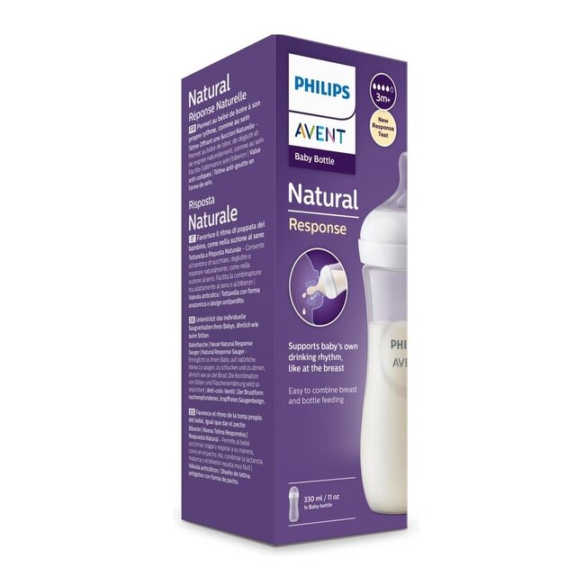 Philips Avent - Babyfles - Natural Response - 2 stuks - 330ml
