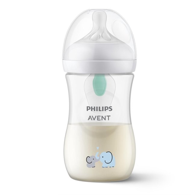 Philips Avent - AirFree Babyfles - Natural Response - Olifant - 1 stuk - 260ml