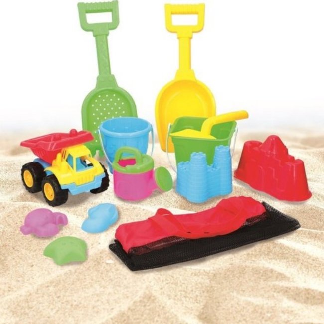 Eddy Toys - Zandspeelgoedset in Opbergzak - Strand Speelgoed - 1 set