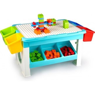 Eddy Toys Eddy Toys - Bouwblokken Speeltafel - Bouwspeelgoed - 1 set