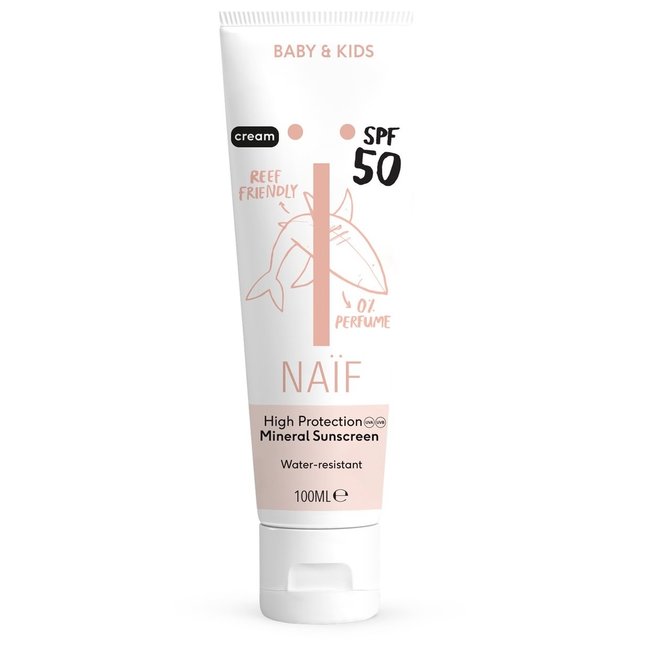 Mathis draagbaar Lada Naïf - Zonnebrand Kids SPF50 - Mineral Sunscreen - 0% parfum - 100ml -  Babydrogist.nl