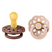 Bibs BiBS - Boheme Pacifier - Maat 1 - Fopspeen - 2 stuks - Woodchuck / Blush