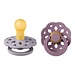 Bibs BiBS - Boheme Pacifier - Maat 2 - Fopspeen - 2 stuks - Fossil Grey / Mauve