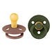 Bibs BiBS - Colour Pacifier - Maat 1 - Fopspeen -  2 stuks - Woodchuck / Hunter Green