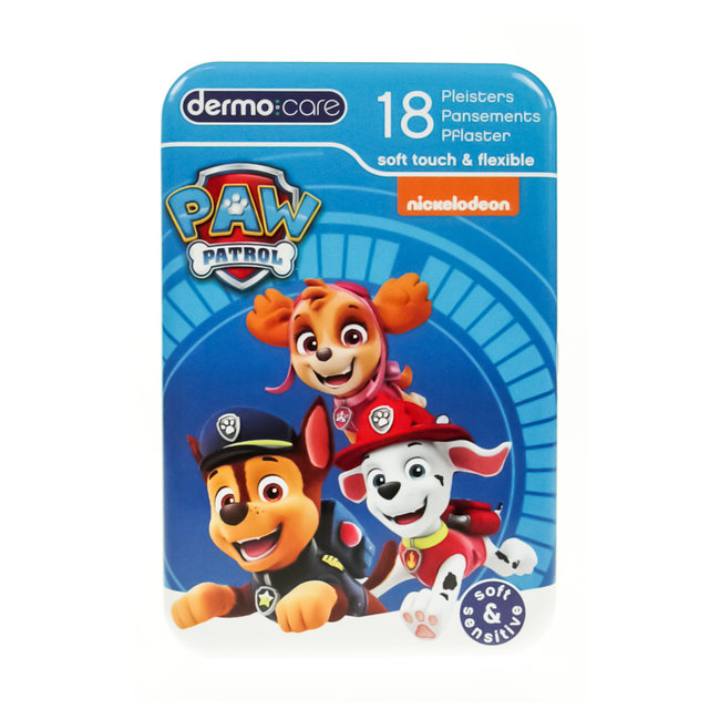 Dermo Care - Pleister Blik - Paw Patrol - 18 stuks