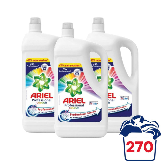 Ariel Ariel - Profesional - Vloeibaar Wasmiddel - Color - 270 wasbeurten - 12,15L