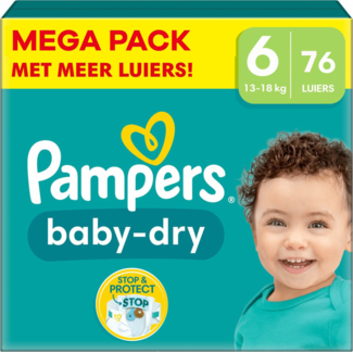 Pampers Pampers - Baby Dry - Maat 6 - Mega Pack - 76 luiers