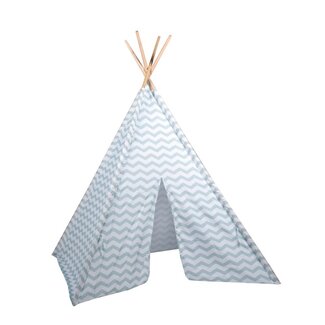 Eddy Toys Eddy Toys - Tipi Tent - Mini Speelhuisje - Groen & Wit - 1 stuk