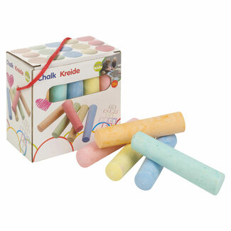 Eddy Toys Eddy Toys - Stoepkrijt - Bevordert Creativiteit - 15 stuks