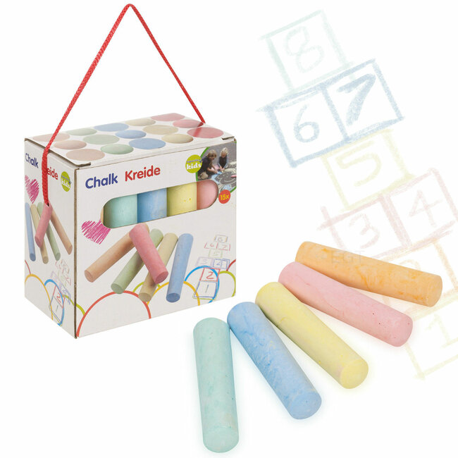 Eddy Toys - Stoepkrijt - Bevordert Creativiteit - 15 stuks