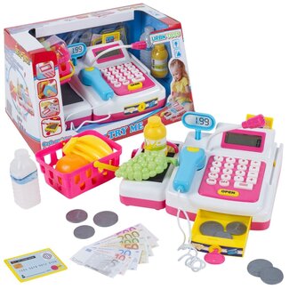 Eddy Toys Eddy Toys - Speelgoedkassa - Winkeltje Spelen - 24 Onderdelen - 1 set