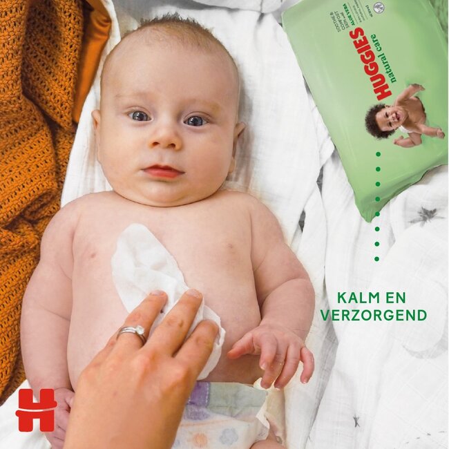Huggies - Natural Care - Billendoekjes - 560 babydoekjes - 10 x 56