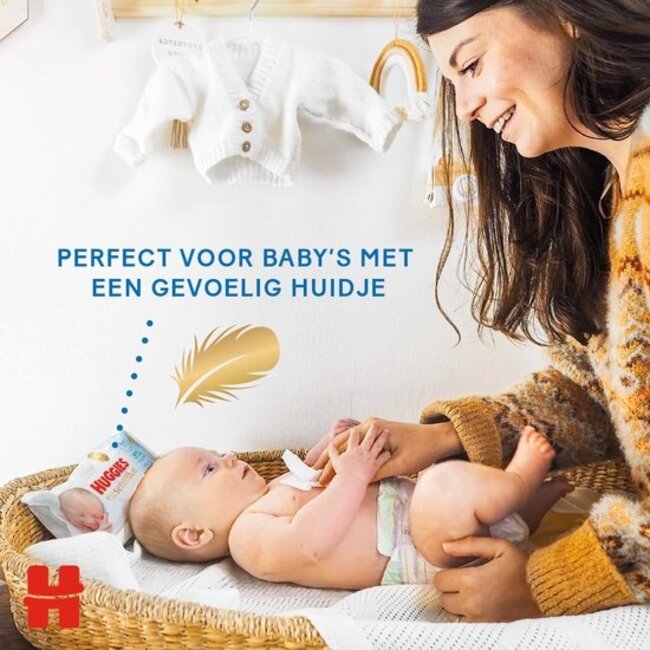 Huggies - Extra Care Sensitive - Billendoekjes - 48 babydoekjes - 1 x 48