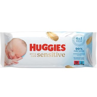 Huggies Huggies - Extra Care Sensitive - Billendoekjes - 56 babydoekjes - 1 x 56