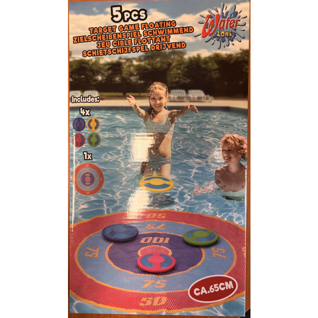 Waterzone - Drijvend Doelspel - Leuk Zwembad Spel - 1 set