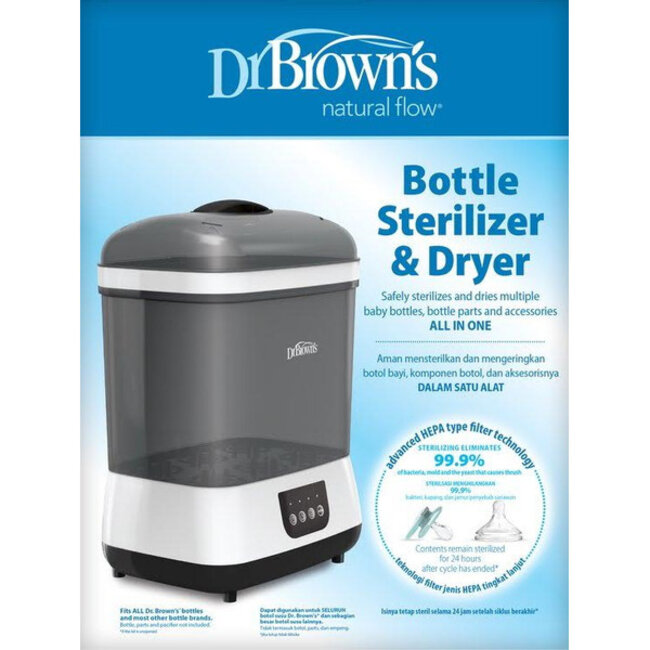 Dr. Browns - Stoomsterilisator met Droogfunctie - 2 in 1 Functie - 1 stuk