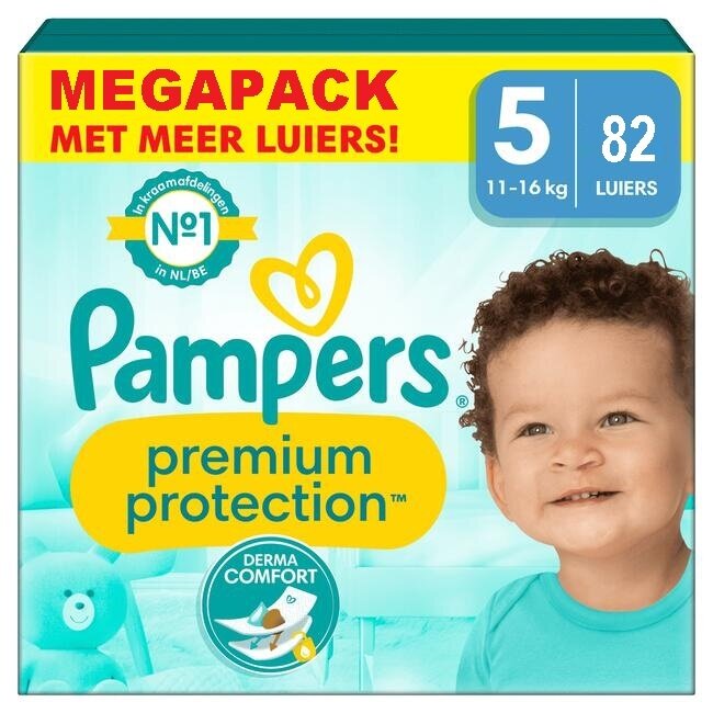 Pampers - Premium Protection - Maat 5 - Megapack - 82 luiers - 11/16 KG