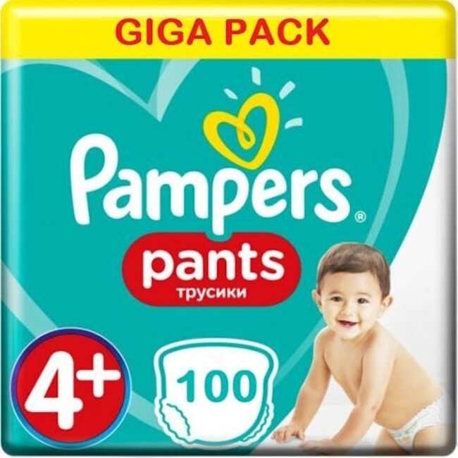 Pampers - Baby Dry Pants - Maat 4+ - Mega Pack - 100 luierbroekjes