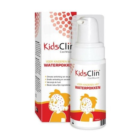 KidsClin  Waterpokken Cool Mousse - 100ml
