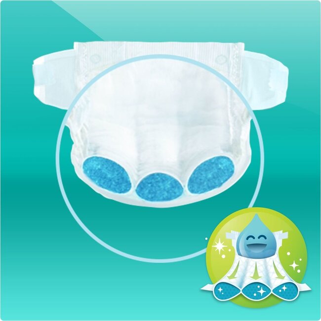 Pampers - Active Baby Dry - Maat 3 - Megapack - 104 stuks - 6/10KG