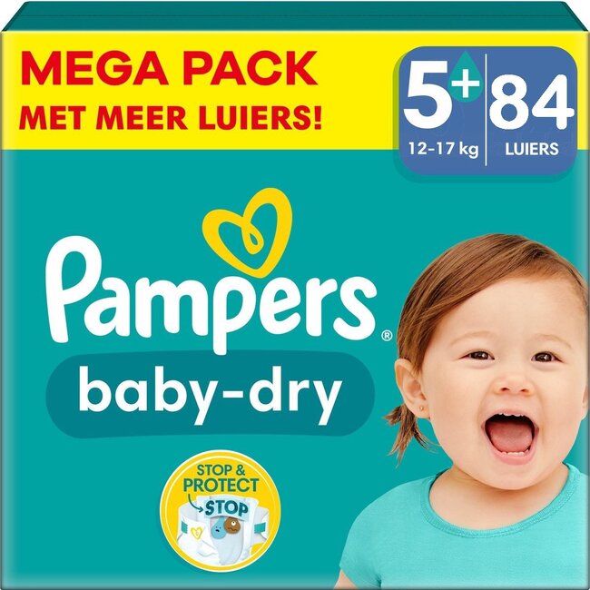 Pampers Pampers - Baby Dry - Maat 5+ - Megapack - 84 stuks - 12/17KG