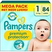 Pampers Pampers - Premium Protection - Maat 1 - Mega Pack - 84 stuks - 2/5KG