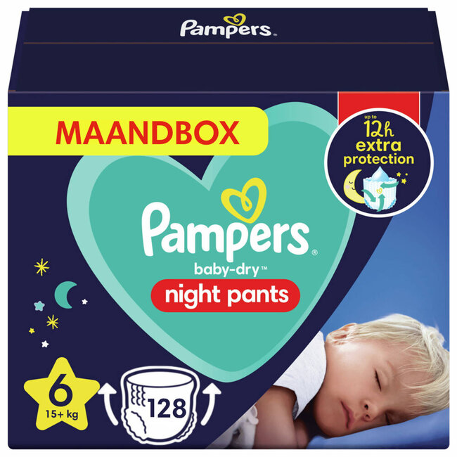 repertoire Leer verkoopplan Pampers - Night Pants - Maat 6 - Mega Pack - 128 luierbroekjes -  Babydrogist.nl