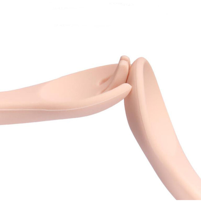 Dutsi - Siliconen Kinderbestekset - Zalm Roze