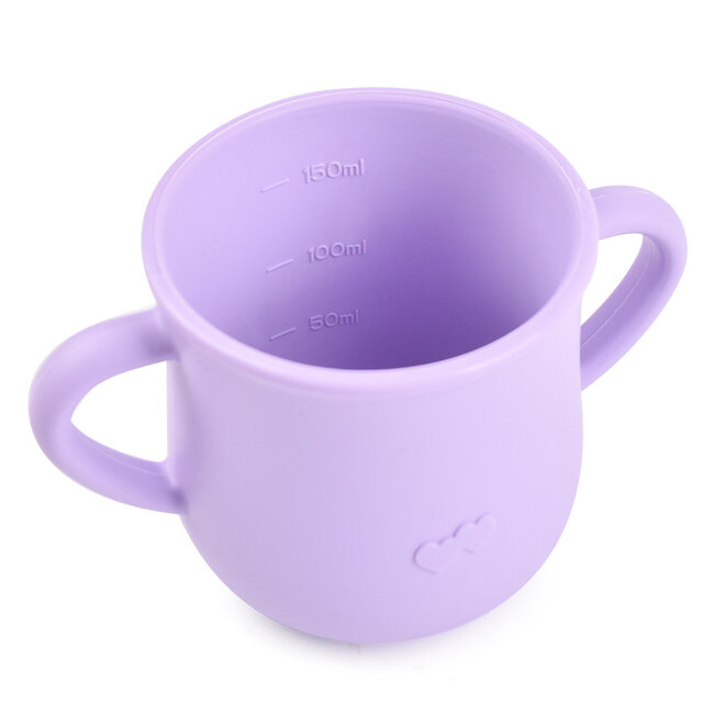 Dutsi - 3 in 1 Rietjes & Snack Beker - Watermeloen Roze
