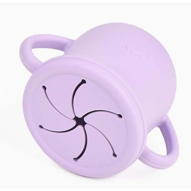 Dutsi - 3 in 1 Rietjes & Snack Beker - Watermeloen Roze