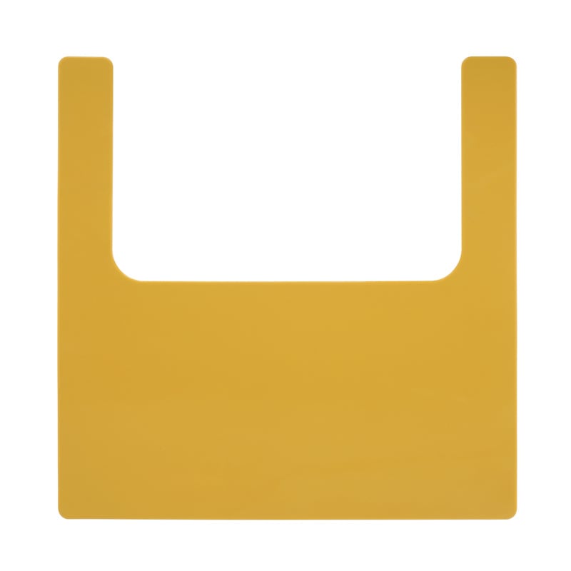 Dutsi - Placemat - voor IKEA Kinderstoel - Mosterdgeel - Hygiënisch & Duurzaam 