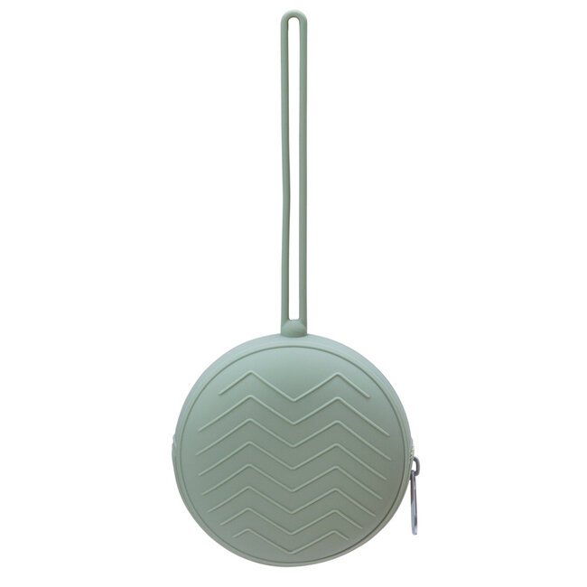 Dutsi - Siliconen Fopspeenhouder - Met rits - Universeel - Kaneelbruin