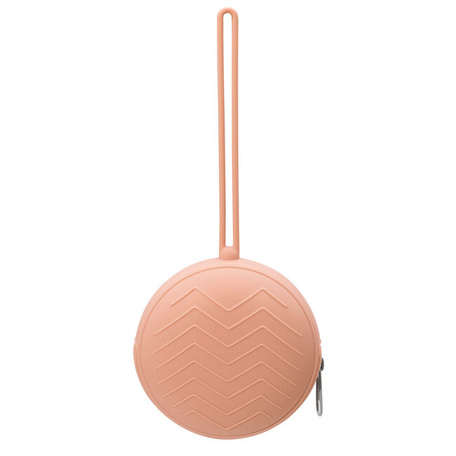 Dutsi - Siliconen Fopspeenhouder met rits - Universeel - Antraciet